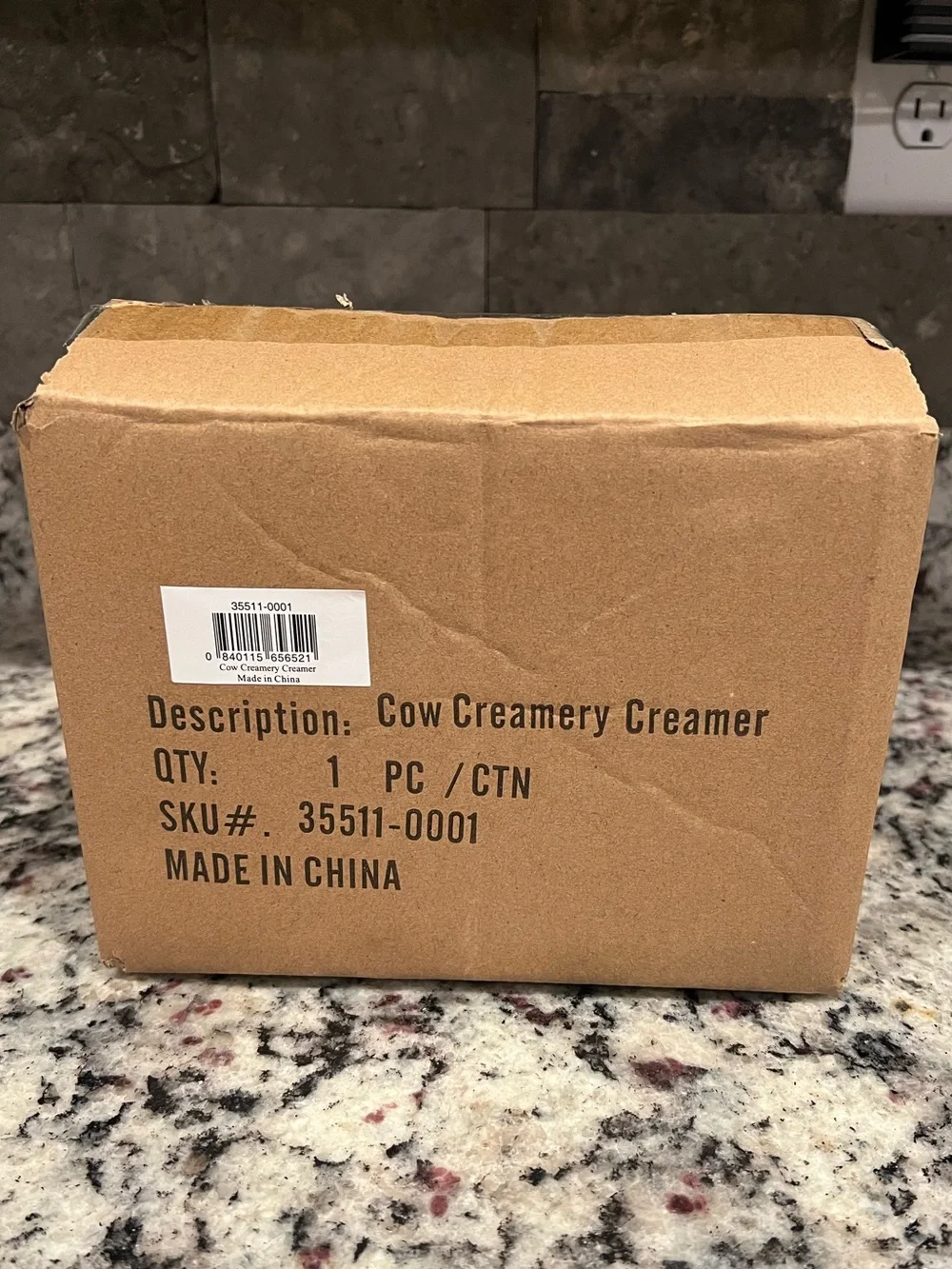 Mackenzie-Childs Cow Creamery Creamer. New in box.